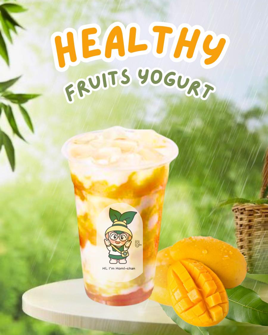 YOGURT TRÂN CHÂU TRÁI CÂY HEALTHY