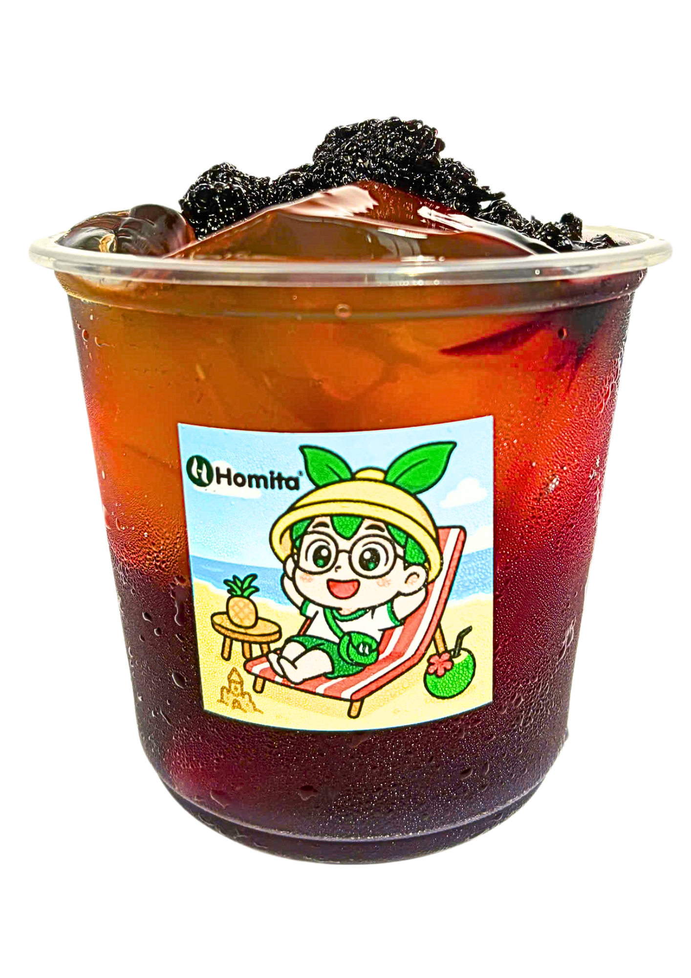 Trà Dâu Tằm thạch Kombucha
