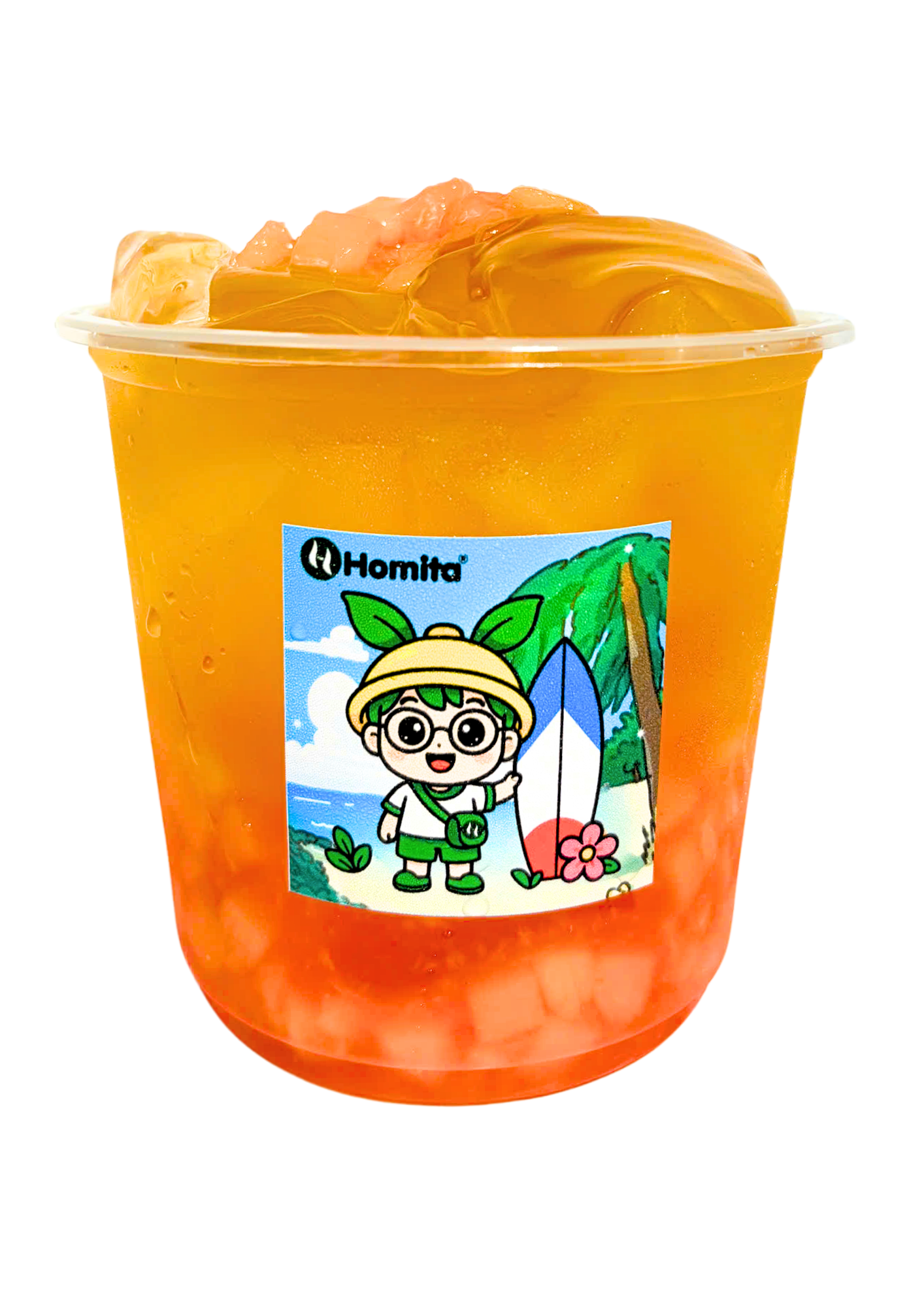 Trà Đào Hồng thạch Kombucha